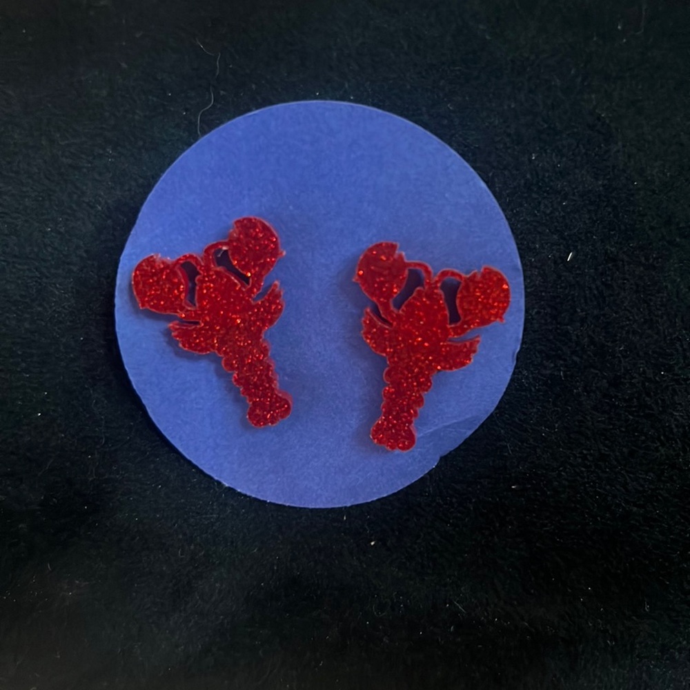 Brand New Lobster Stud Earrings